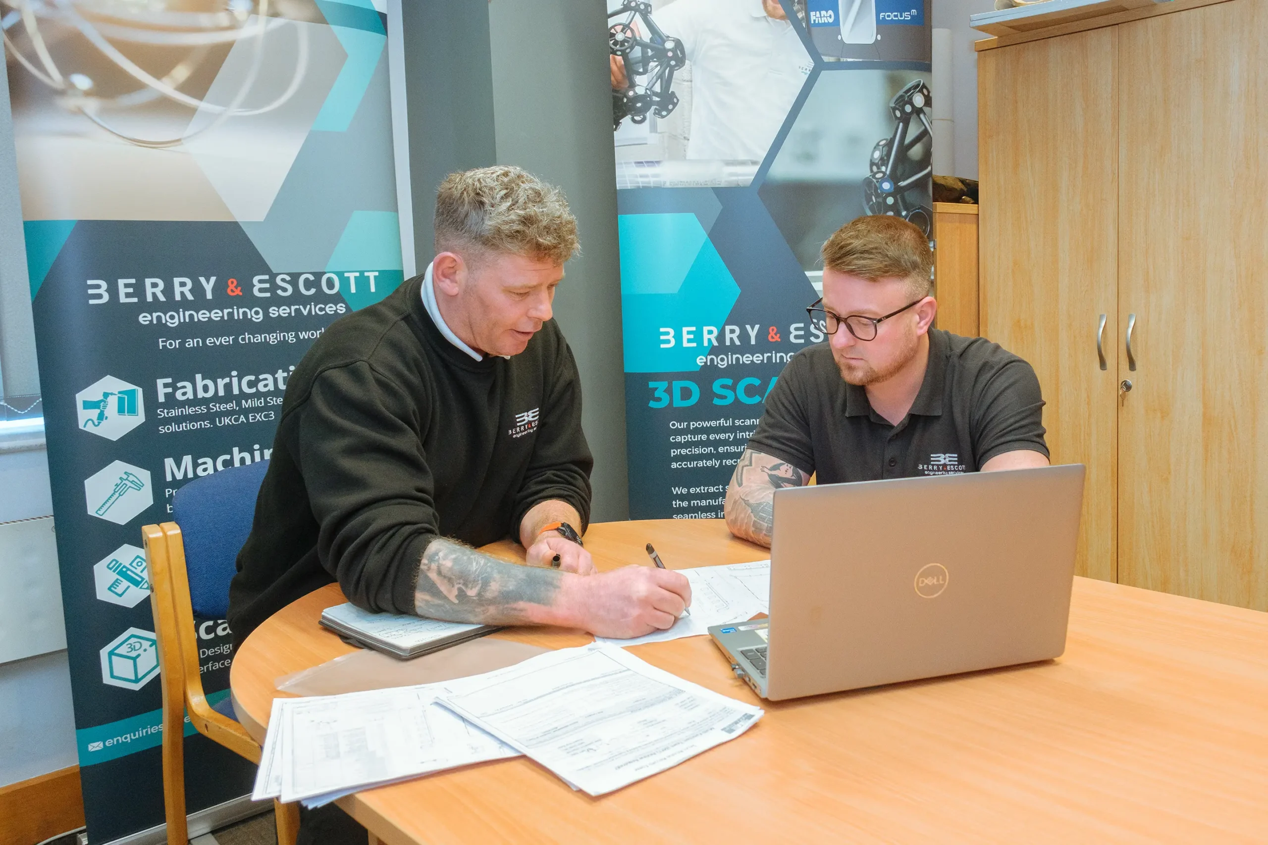 Highly trained specialist design engineers