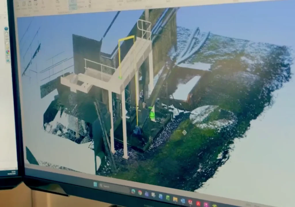 An image for scanning