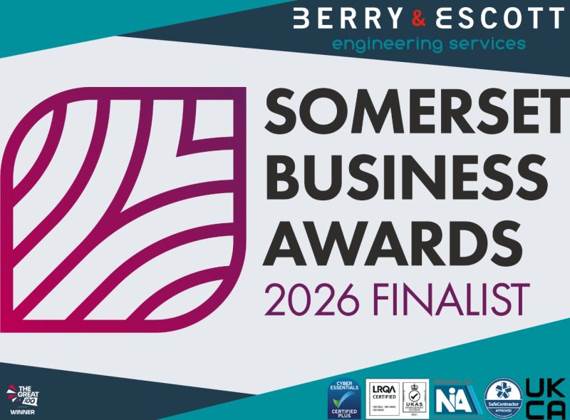 An image for Berry & Escott named finalist in the Somerset Business Awards 2026